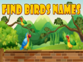 Hra Find Birds Names