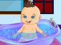 Hra Cute Baby Bathing