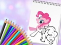 Hra Cute Pony Coloring Book