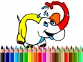 Hra Back To School: Elephant coloring