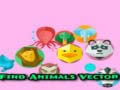 Hra Find Animals Vector