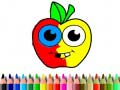 Hra Back To School: Apple Coloring Book