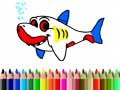Hra Back To School: Shark Coloring Book