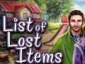 Hra List of Lost Items