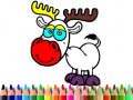 Hra Back to School: Deer Coloring Book