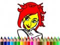 Hra Back To School: Cute Girl Coloring