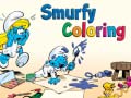 Hra Smurfy Coloring