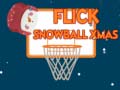 Hra Flick Snowball Xmas