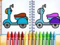 Hra Cute Bike Coloring Book