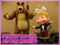Hra Pink Little Girl and Bear Moments
