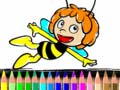 Hra Back To School Maja the Bee Coloring Book