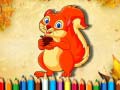 Hra Squirrel Coloring Book