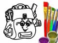Hra Back To School: School Bag Coloring Book