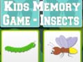 Hra Kids Memory game - Insects