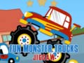 Hra Fun Monster Trucks Jigsaw