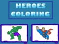 Hra Heroes Coloring 
