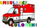 Hra Ambulance Trucks Coloring Pages