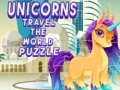 Hra Unicorns Travel The World Puzzle