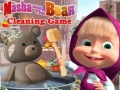 Hra Masha And The Bear Cleaning Game
