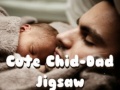 Hra Cute Child-Dad Jigsaw