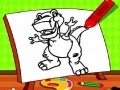 Hra Easy Kids Coloring Dinosaur