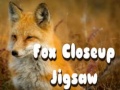 Hra Fox Closeup Jigsaw