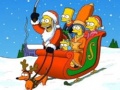 Hra Simpsons Christmas Jigsaw Puzzle