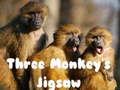 Hra Three Monkey's Jigsaw