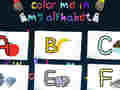 Hra Color Me In My Alphabet