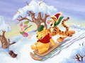 Hra Winnie the Pooh Christmas Jigsaw Puzzle 2