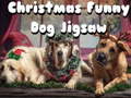 Hra Christmas Funny Dog Jigsaw