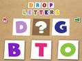 Hra Drop Letters