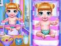 Hra Twins Lovely Bathing Time