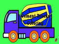 Hra Cement Trucks Coloring