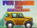 Hra Fun racer with Drawing path