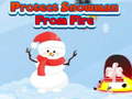 Hra Protect Snowman From Fire