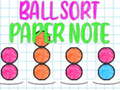 Hra Ball Sort Paper Note
