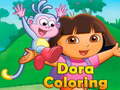 Hra Dora Coloring
