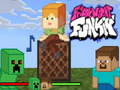 Hra Friday Night Funkin Minecraft Steve vs Creeper