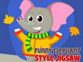 Hra Funny Elephant Style Jigsaw