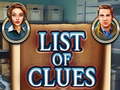 Hra List of clues