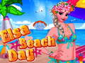 Hra Elsa beach day