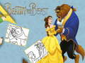 Hra Beauty & the Beast Coloring Book