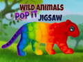 Hra Wild Animals Pop It Jigsaw