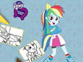 Hra Equestria Girls Coloring Book