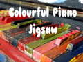 Hra Colourful Piano Jigsaw