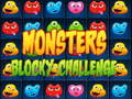 Hra Monsters blocky challenge