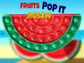 Hra Fruits Pop It Jigsaw