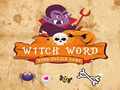 Hra Witch Word Halloween Puzzel Game