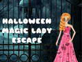 Hra Halloween Magic Lady Escape
